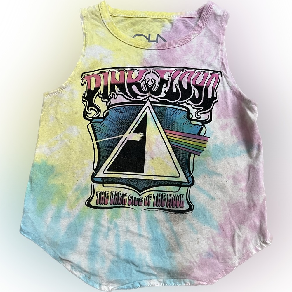 FINAL PRICE: Chaser Pink Floyd Tie Dye Tank Top Size 5